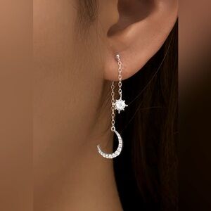 Lunar Enchantment: Twinkling Moon &
Star Earrings